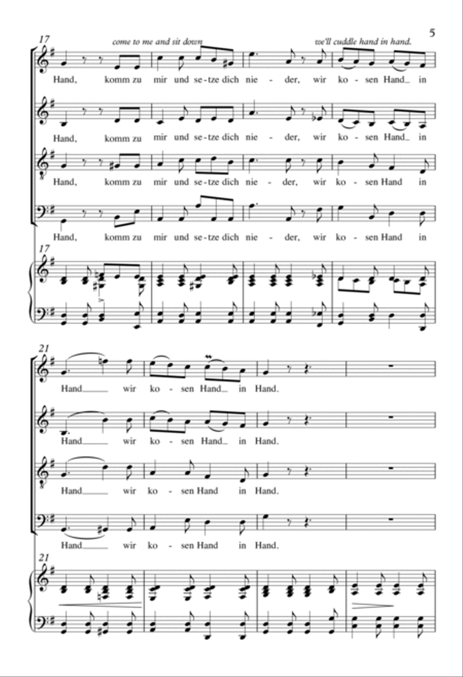 Das Fischermädchen 4-Part scores gallery preview page 3