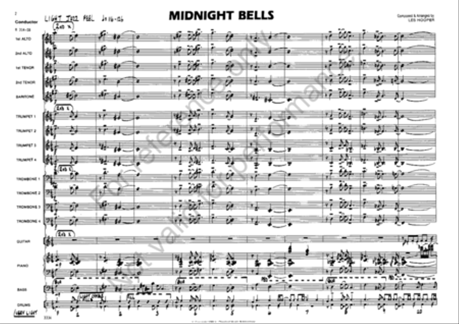 Midnight Bells Jazz Ensemble scores gallery preview page 2