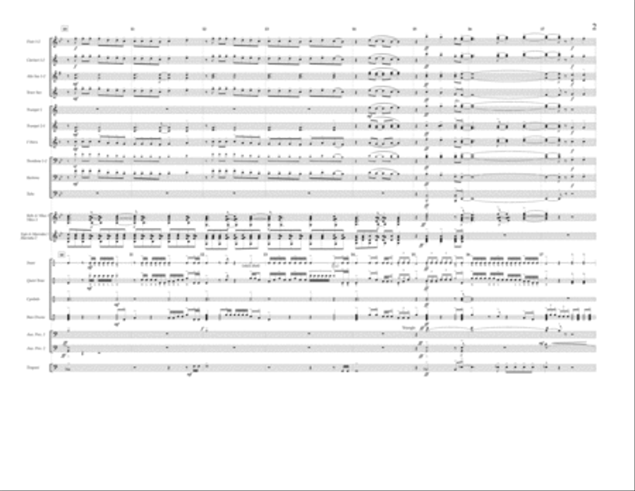 Still Breathing - Full Score Marching Band scores gallery preview page 2
