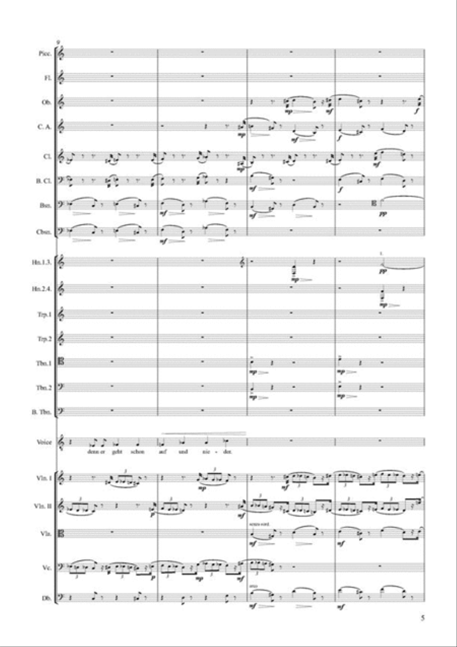 Der Feuerreiter (Arr. Eivind Buene Orchestra scores gallery preview page 6