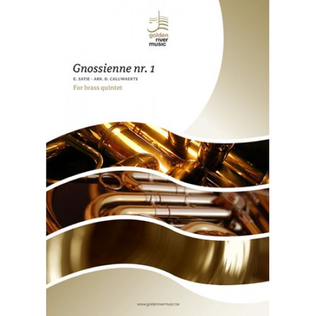 Book cover for Gnossienne nr 1 for brass quintet