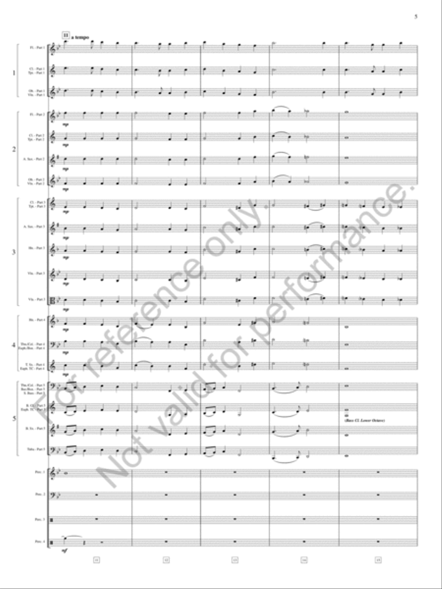 America The Beautiful Concert Band scores gallery preview page 6