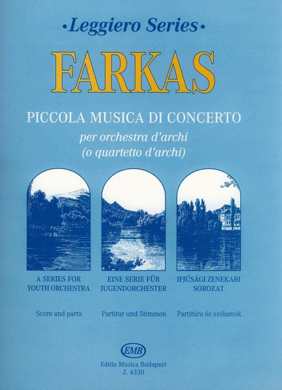Piccola Musica Di Concerto Für Streichorchester