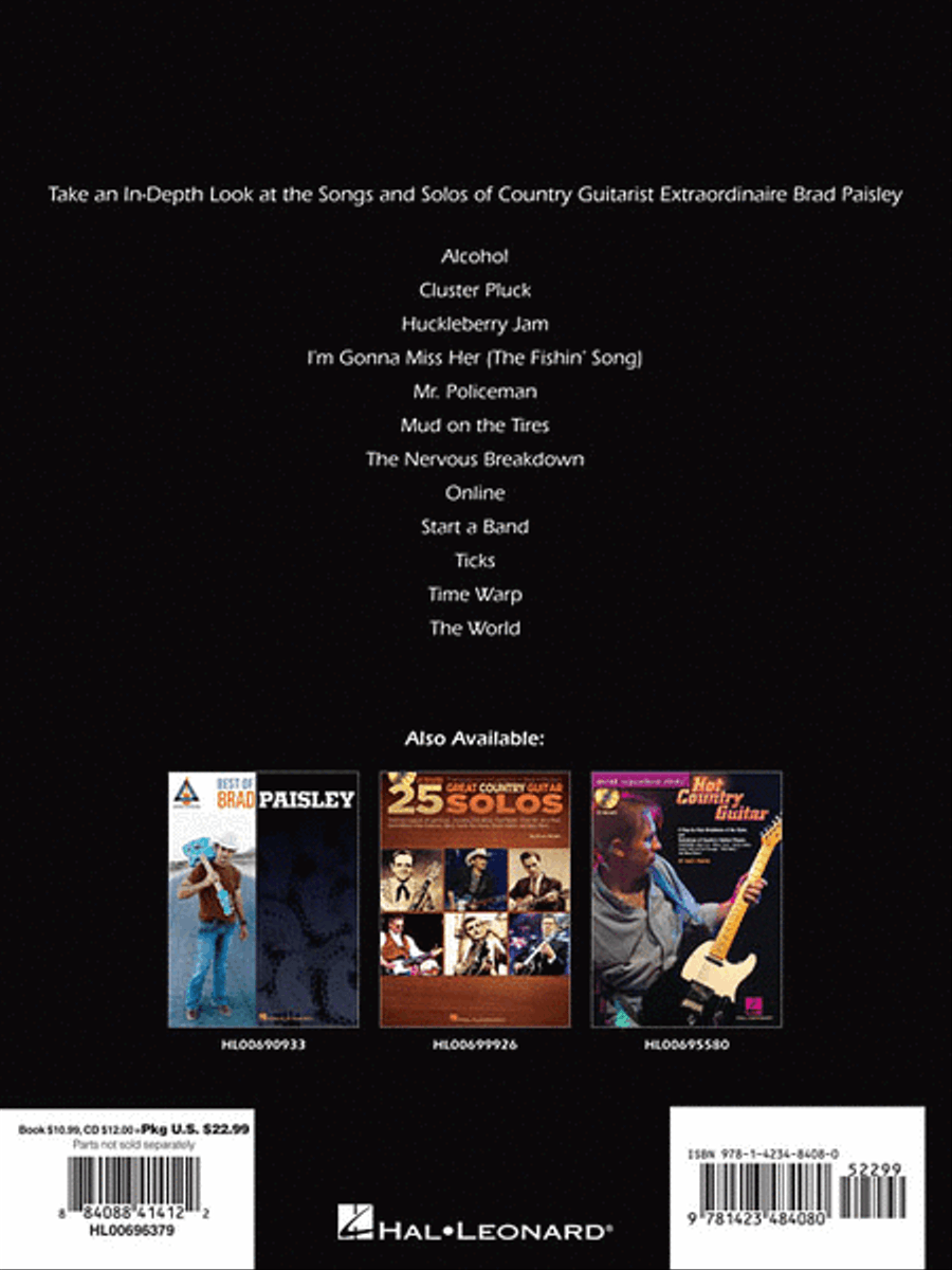 Brad Paisley Electric Guitar scores gallery preview page 2