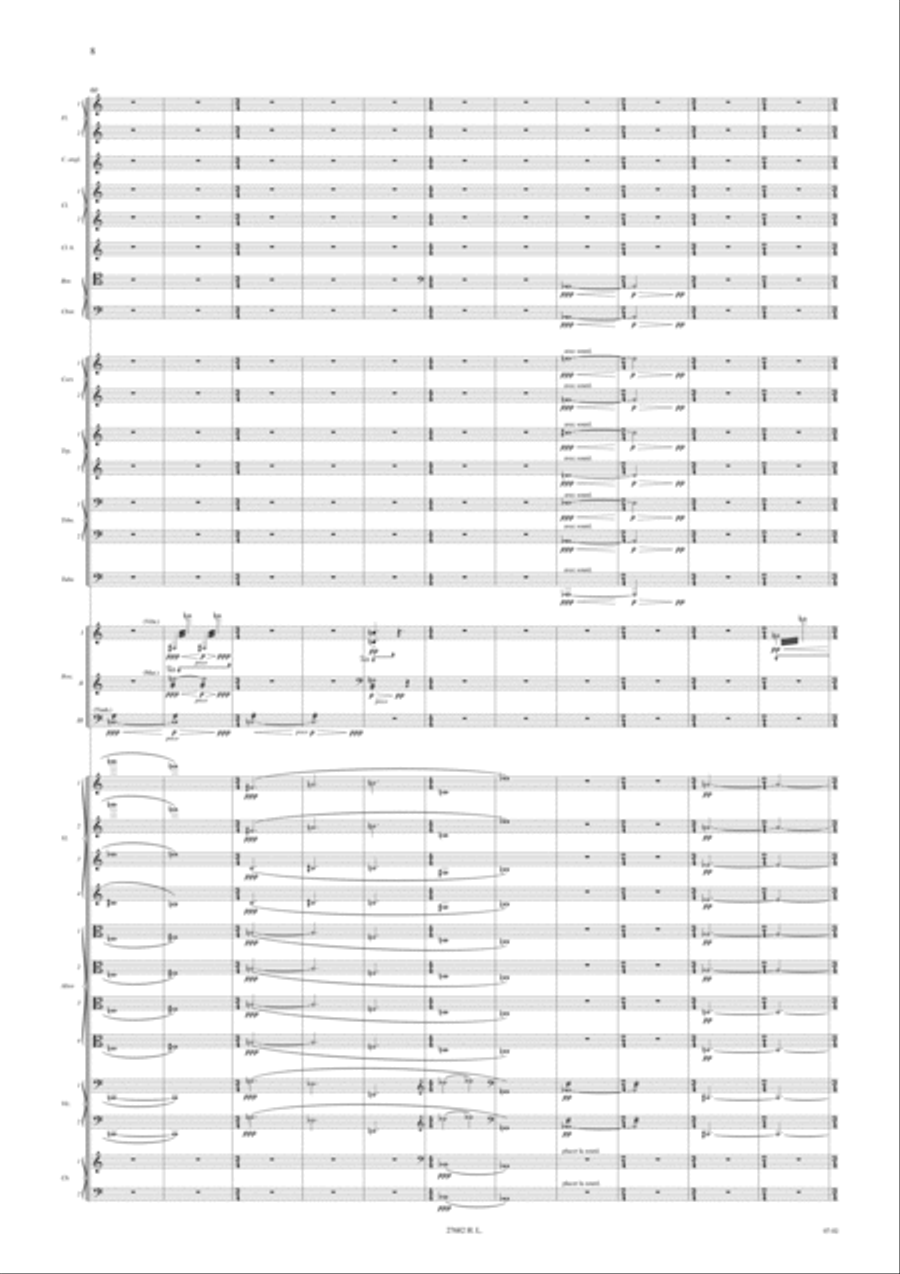 Les Chasseurs Dans La Neige D'Apres Bruegel Orchestra scores gallery preview page 9