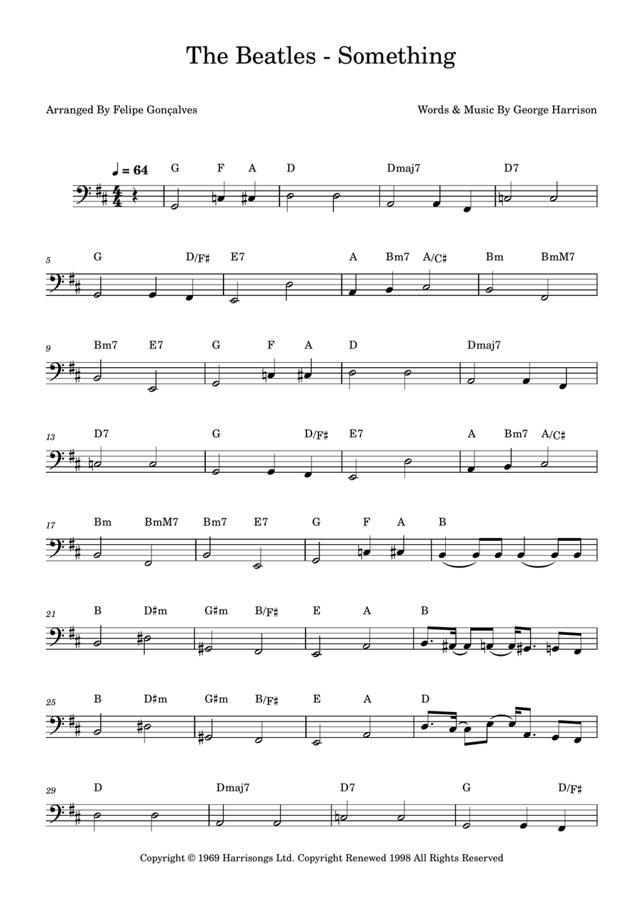 Something Something Acoustic Guitar scores gallery preview page 1