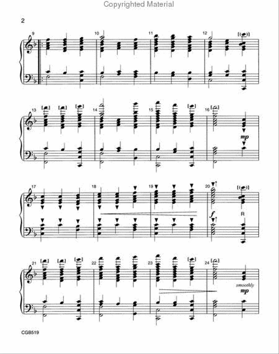 Oh, Worship the King Handbell Choir scores gallery preview page 2