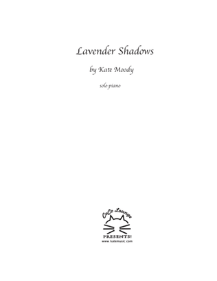 Lavender Shadows - solo piano