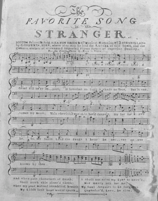 Book cover for The Favorite Song in the Stranger