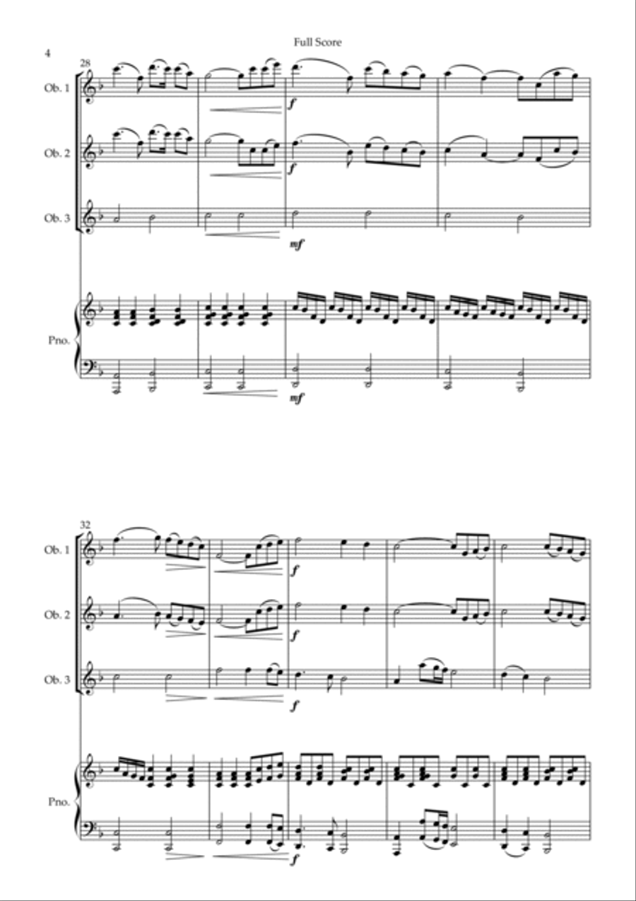 You Raise Me Up Small Ensemble scores gallery preview page 4