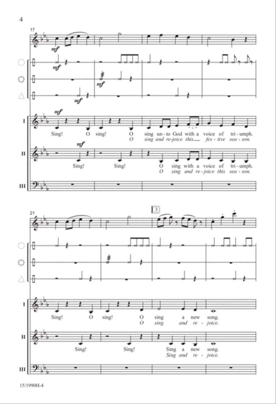 Sing! O Sing!