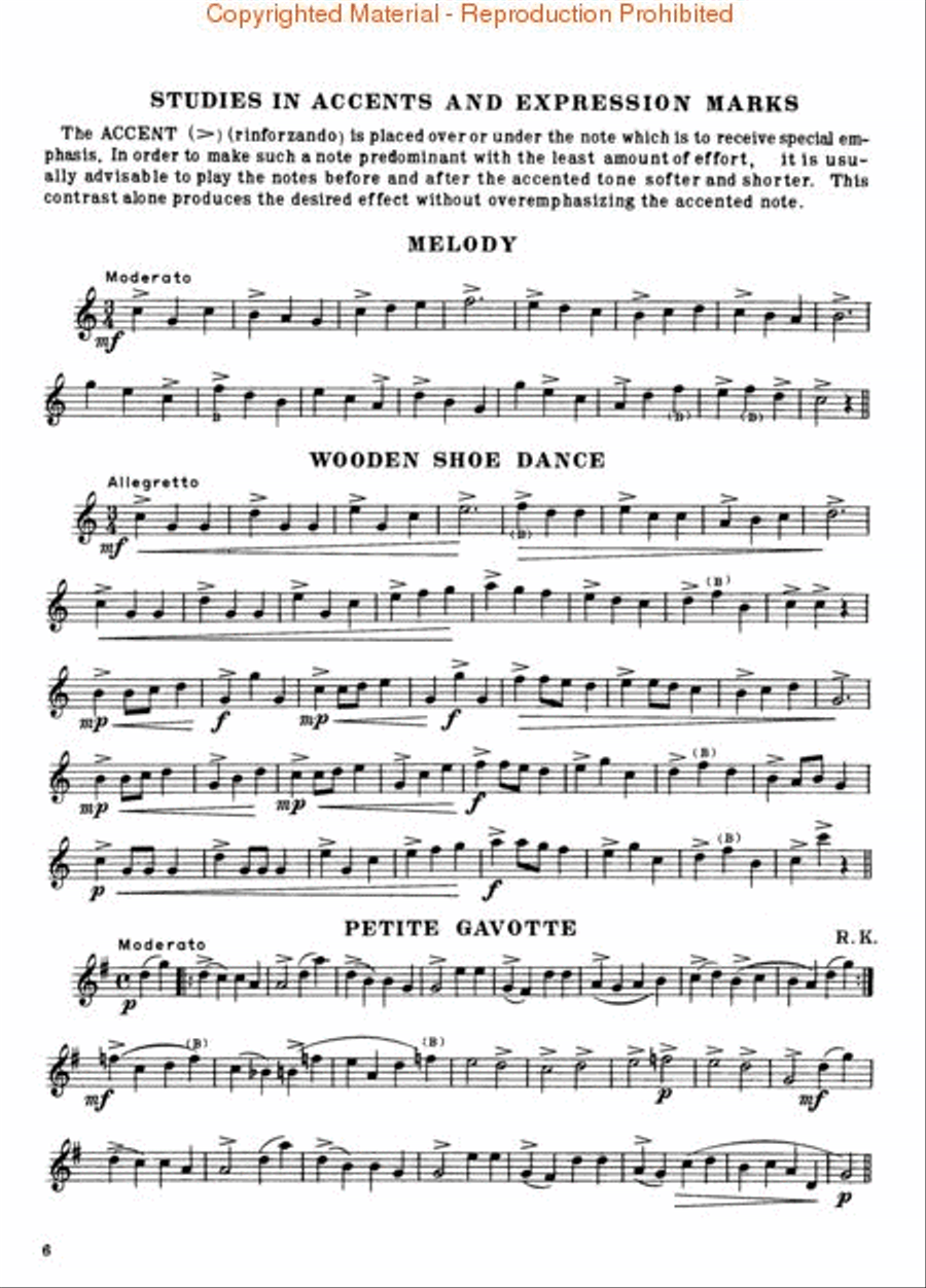 Rubank Intermediate Method – Oboe Concert Band Methods scores gallery preview page 2