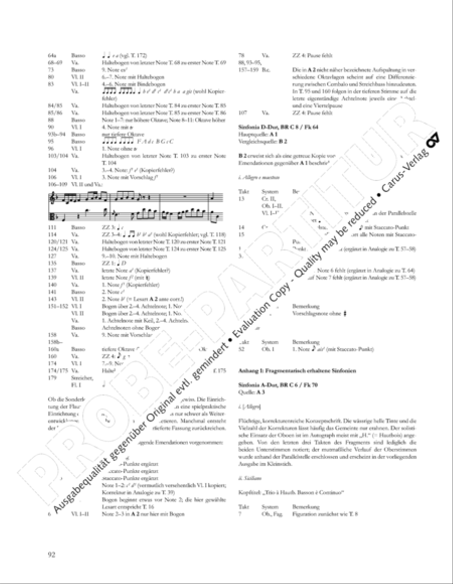 Gesamtausgabe Band 6 (Orchestermusik III: Sinfonien) Orchestra scores gallery preview page 109