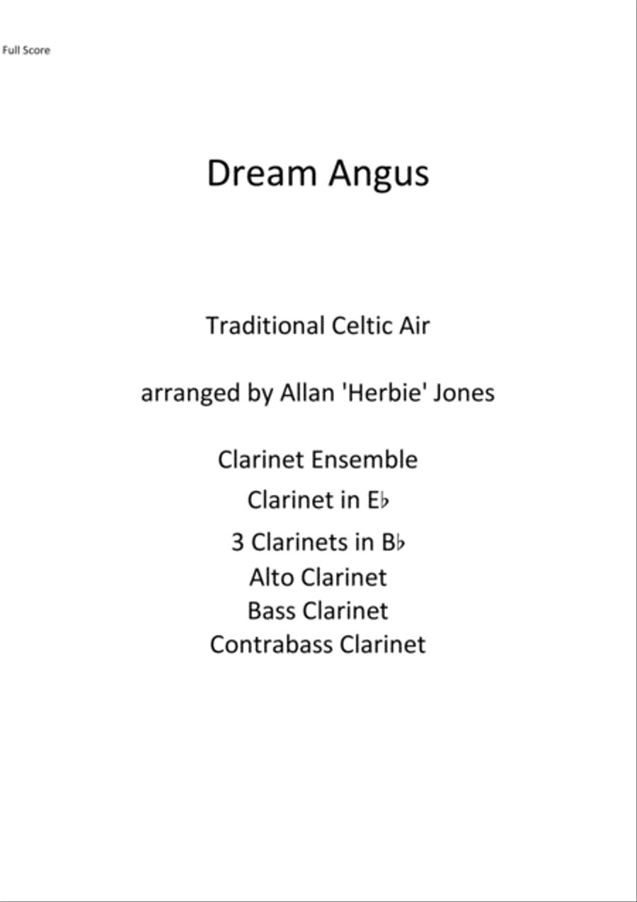 Dream Angus Set of Parts scores gallery preview page 1