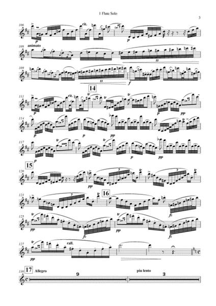 Concert-Paraphrase, Op.18, for 2 Flutes and Orchestra (arr.), Set of Parts