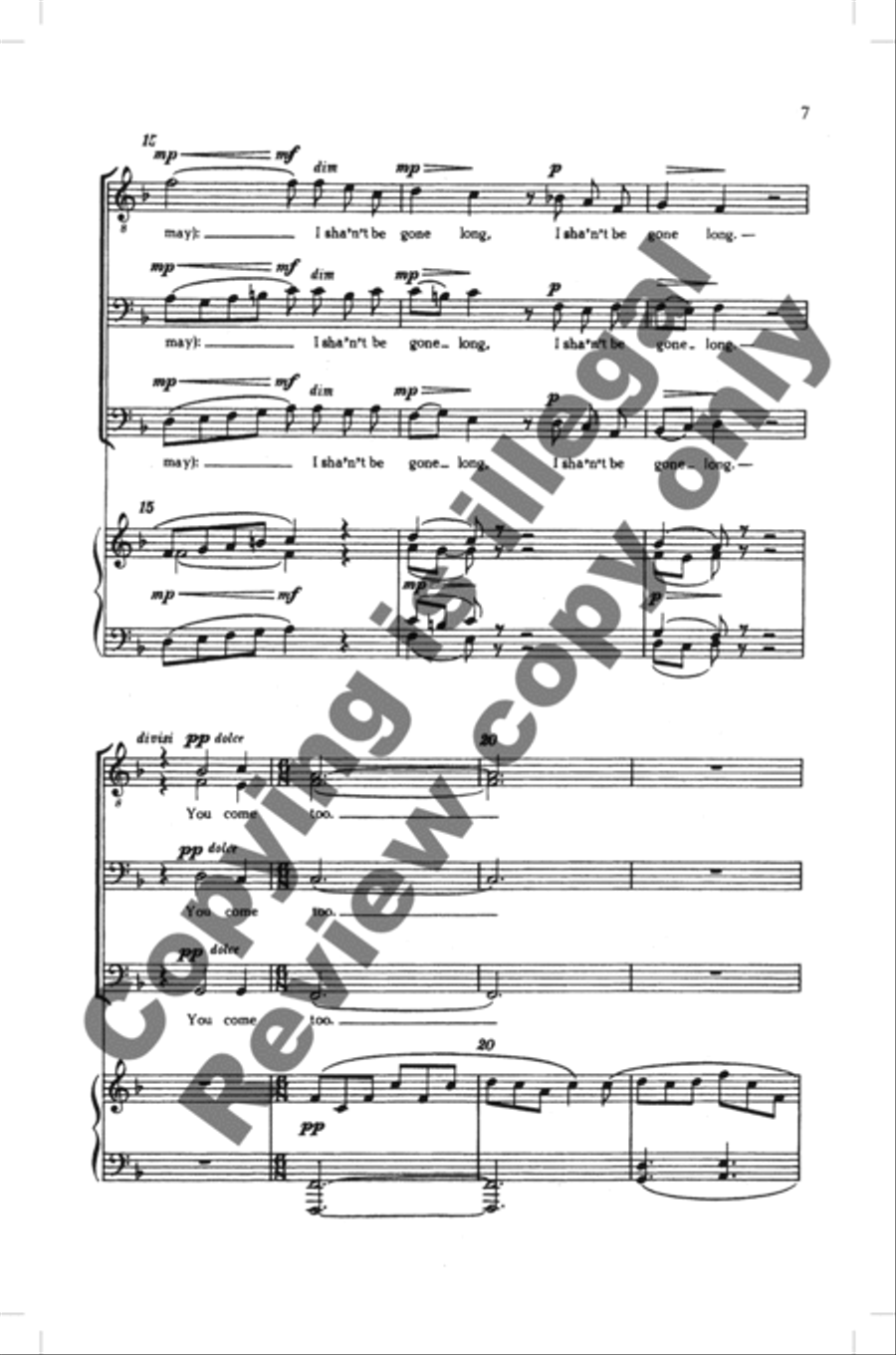 The Pasture 3-Part scores gallery preview page 12