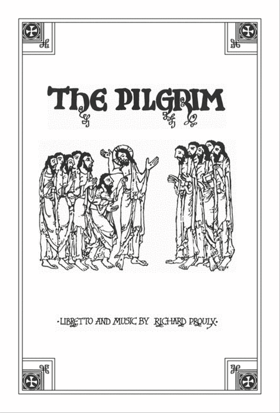 The Pilgrim - Chorus / Handbell edition 4-Part scores gallery preview page 1