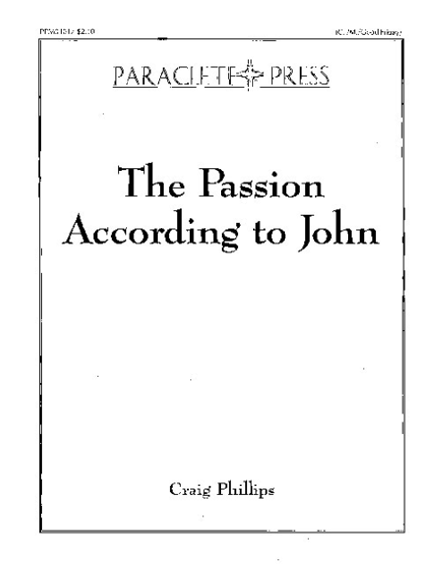 The Passion According to John A Cappella scores gallery preview page 1