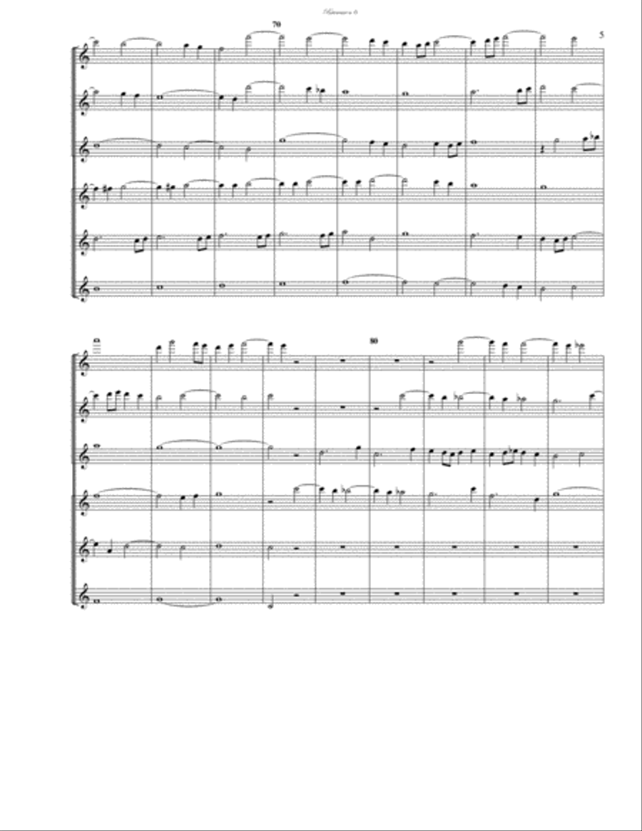 Ricercare a 6 Large Ensemble scores gallery preview page 5