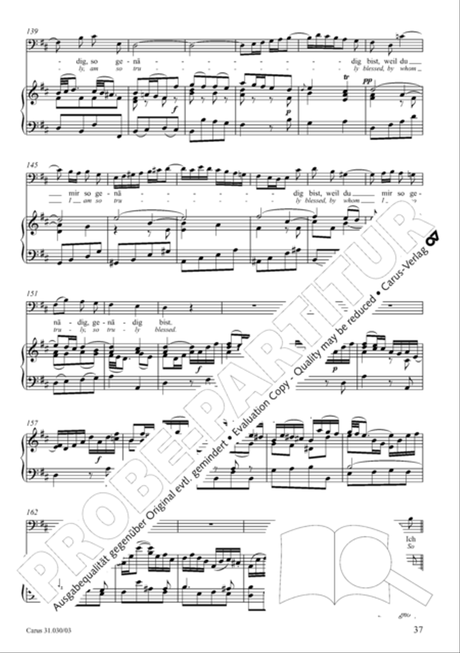 Joyful be, O ransomed flock (Freue dich, erloste Schar) 4-Part scores gallery preview page 38