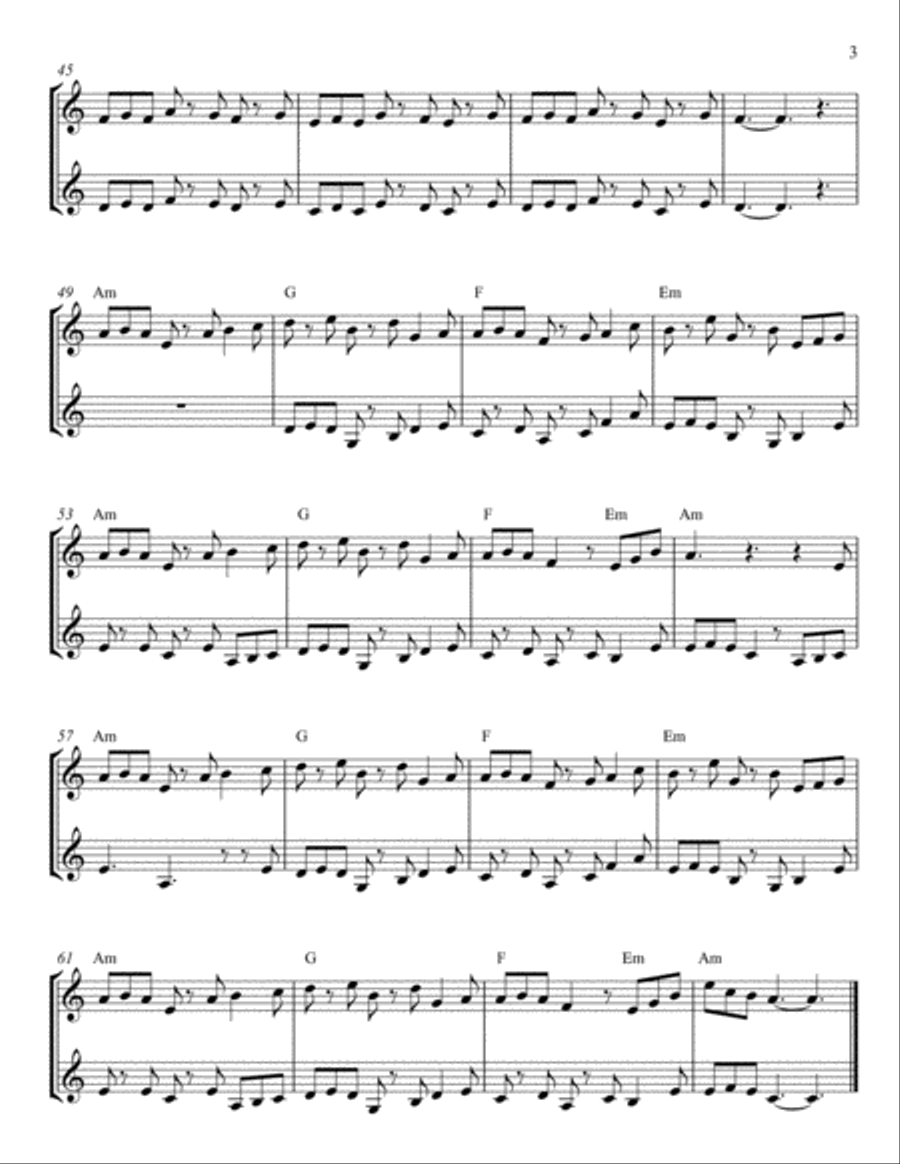 LES OISEAUX DE NEIGE - La slip jig de la chaudière Violin Solo scores gallery preview page 3