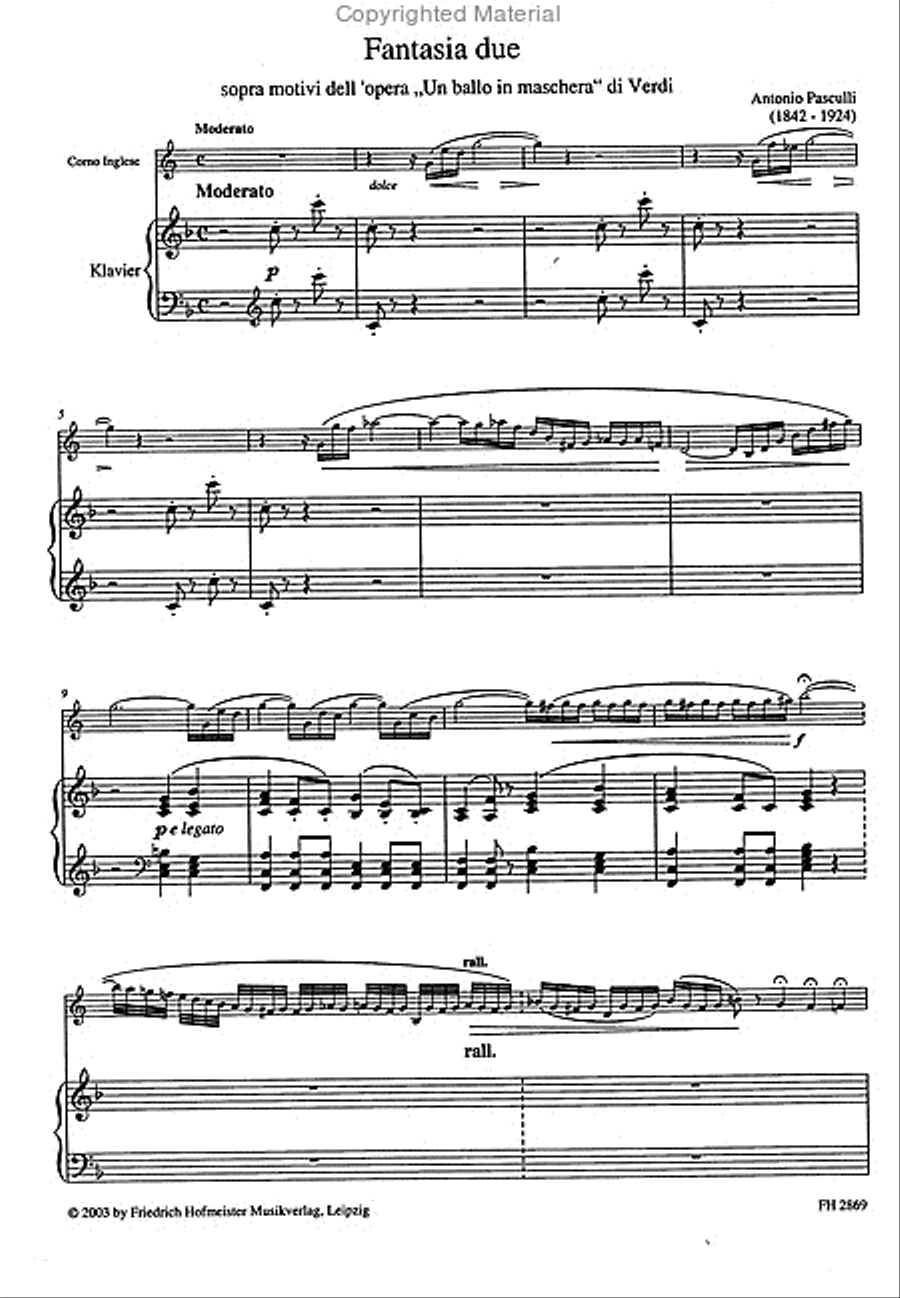 Fantasia due sopra motivi dell'opera 