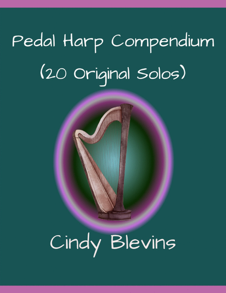 Pedal Harp Compendium, 60 pages of beautiful, original music for Pedal Harp image number null