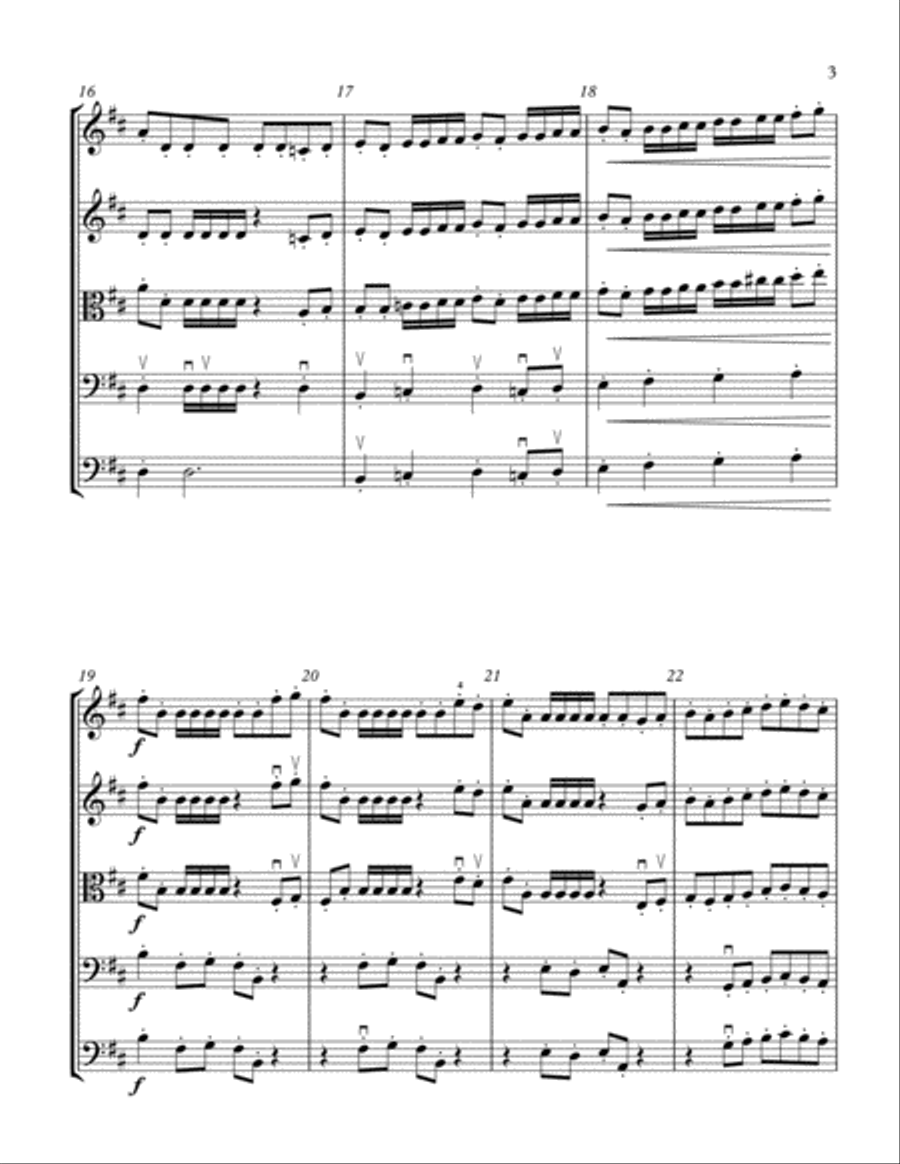 Medieval Warrior String Orchestra scores gallery preview page 6