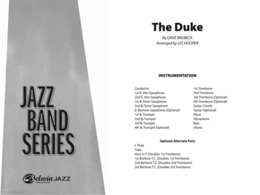 The Duke The Duke Jazz Ensemble scores gallery preview page 18