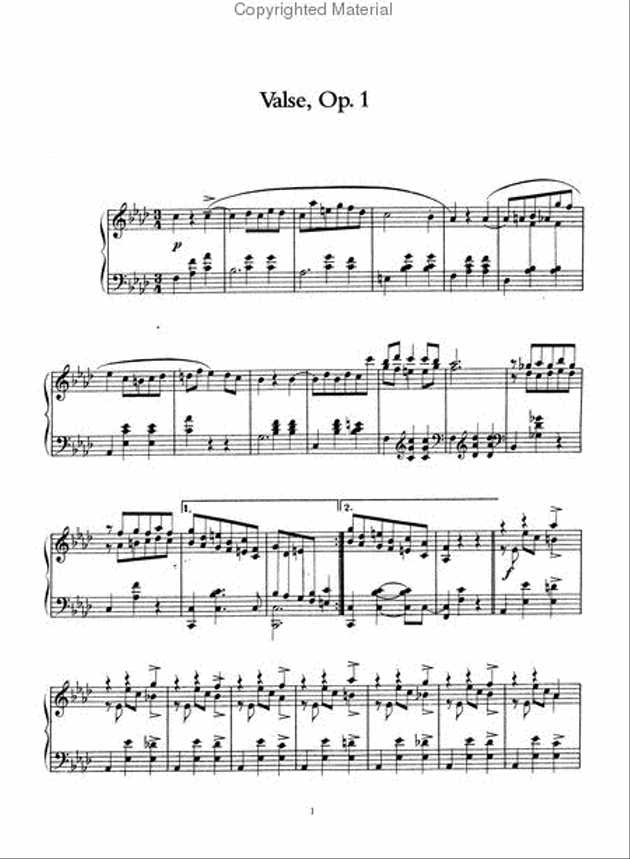 Mazurkas, Poemes, Impromptus and Other Pieces for Piano Piano Solo scores gallery preview page 2
