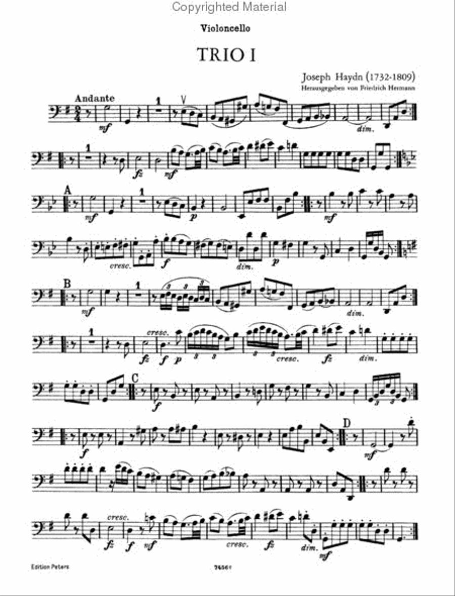 Trios - Volume 1 Piano Trio scores gallery preview page 5