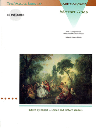 Book cover for Mozart Arias for Baritone/Bass