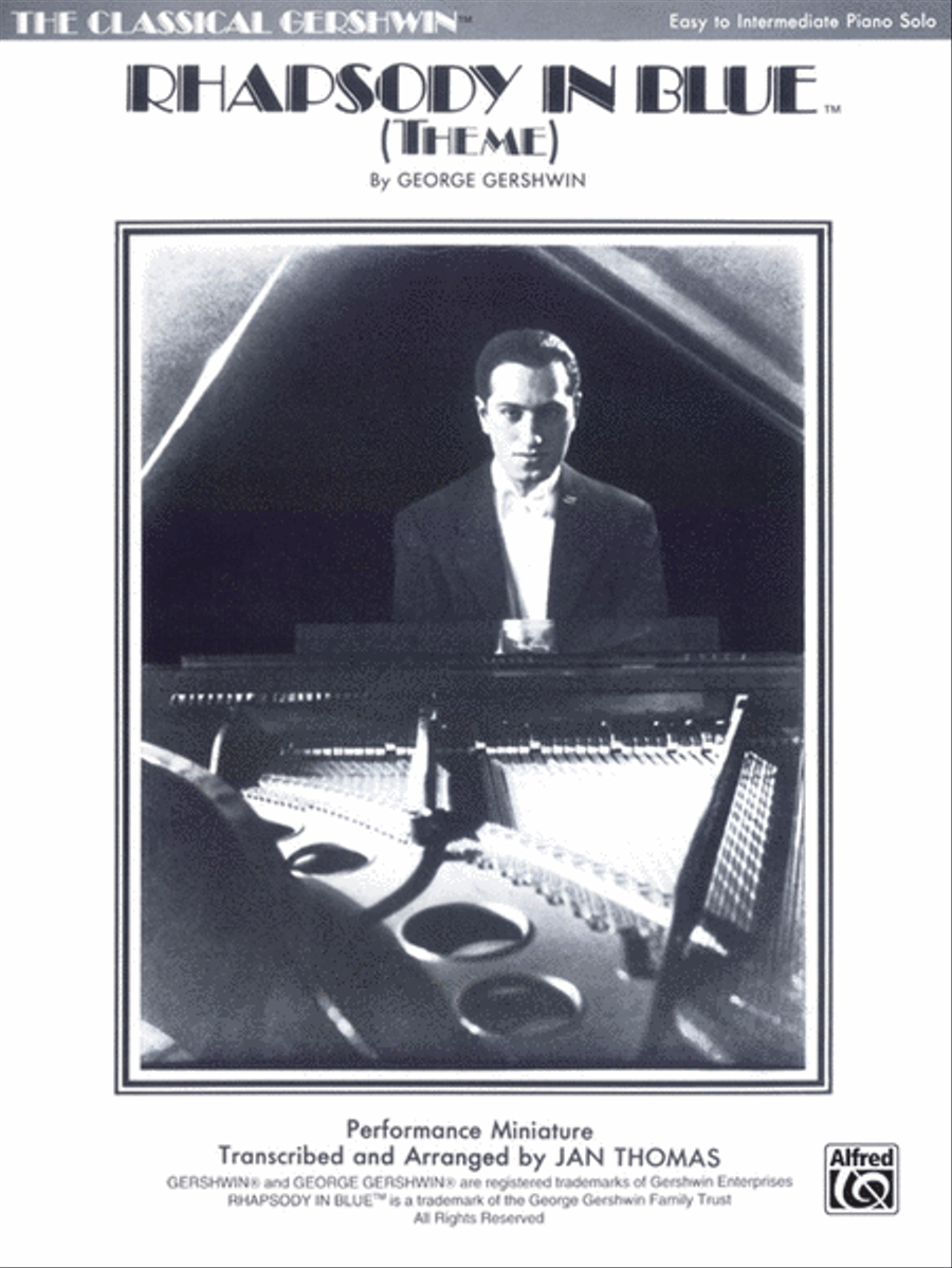 Rhapsody In Blue Theme - Easy Piano Solo Small Ensemble scores gallery preview page 1