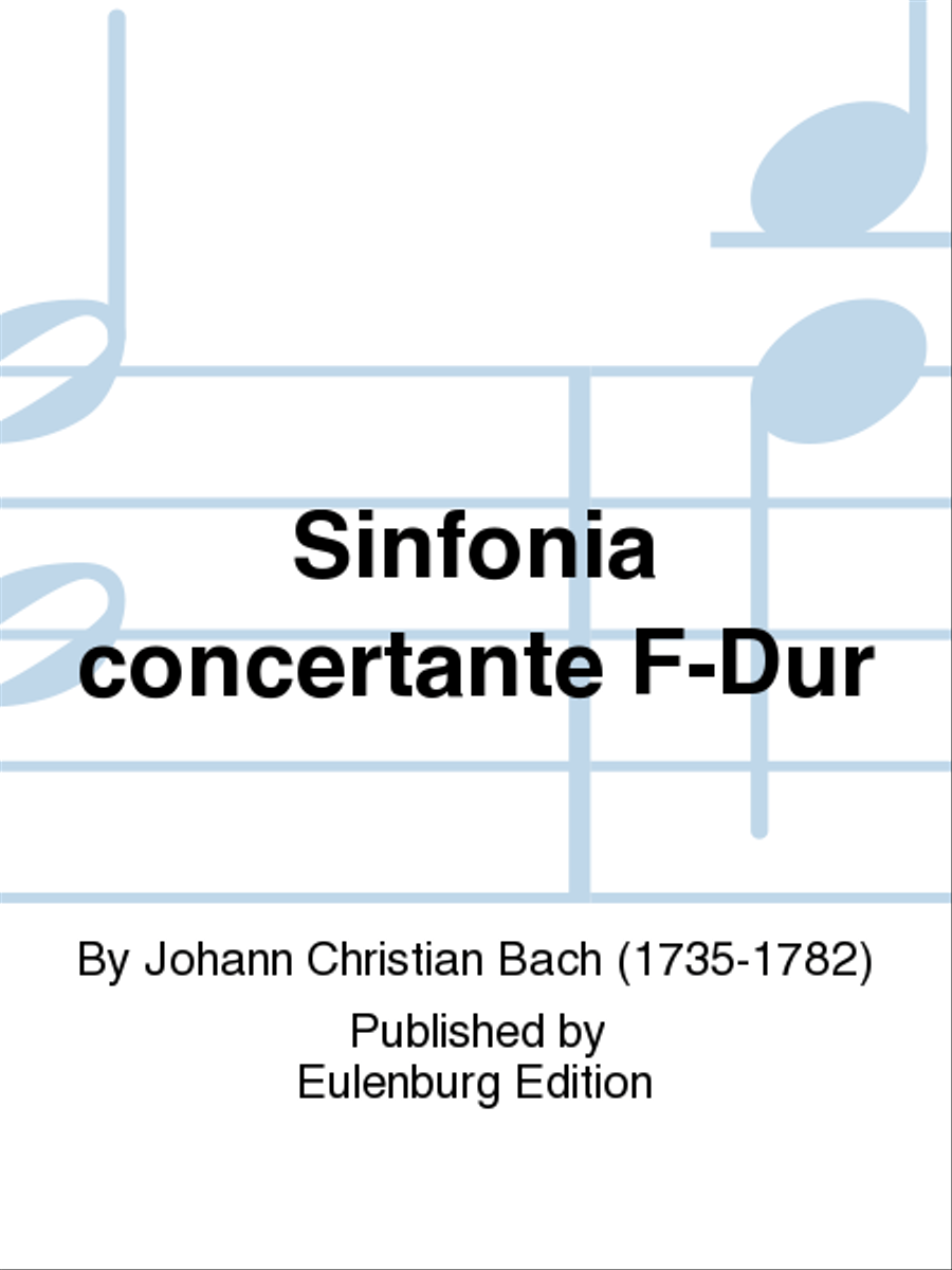 Sinfonia concertante in F major Solo Part scores gallery preview page 1