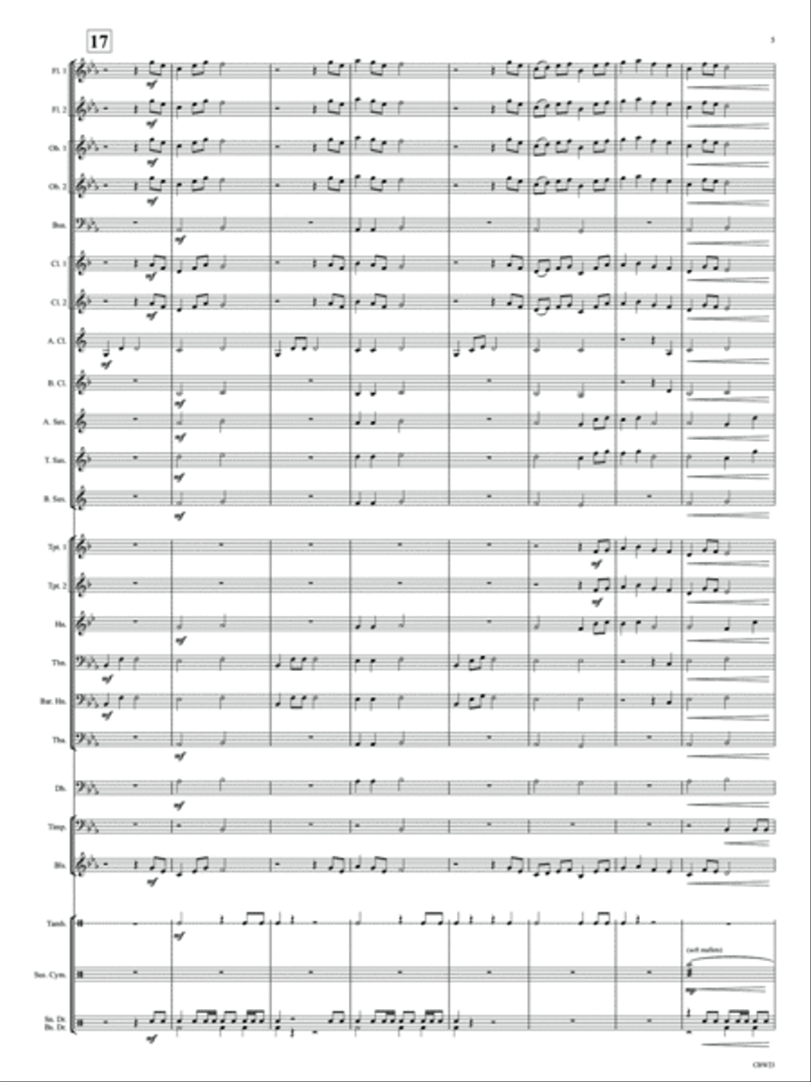 Heritage March Heritage March Concert Band scores gallery preview page 6