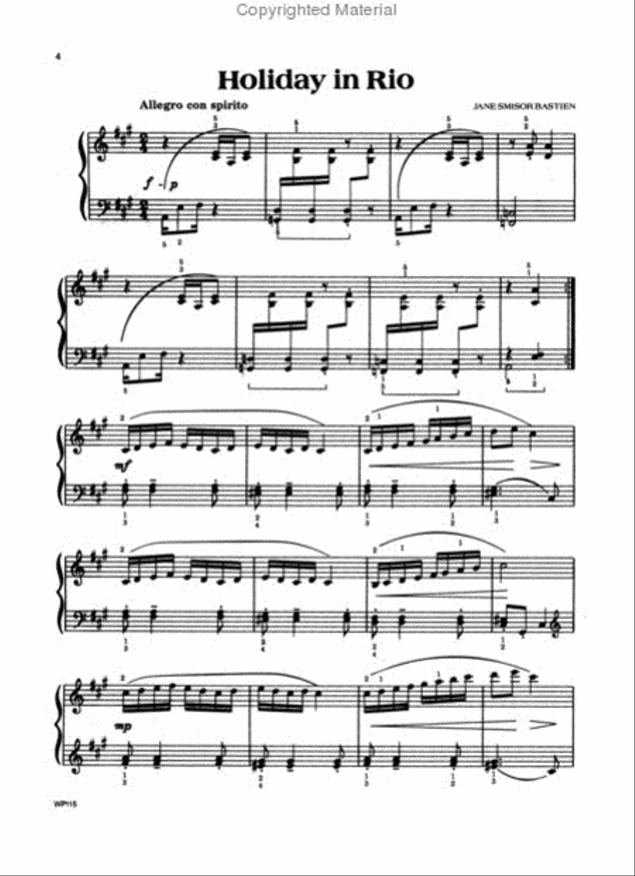 Intermediate Multi-Key Solos, Level 2 Piano Method scores gallery preview page 2