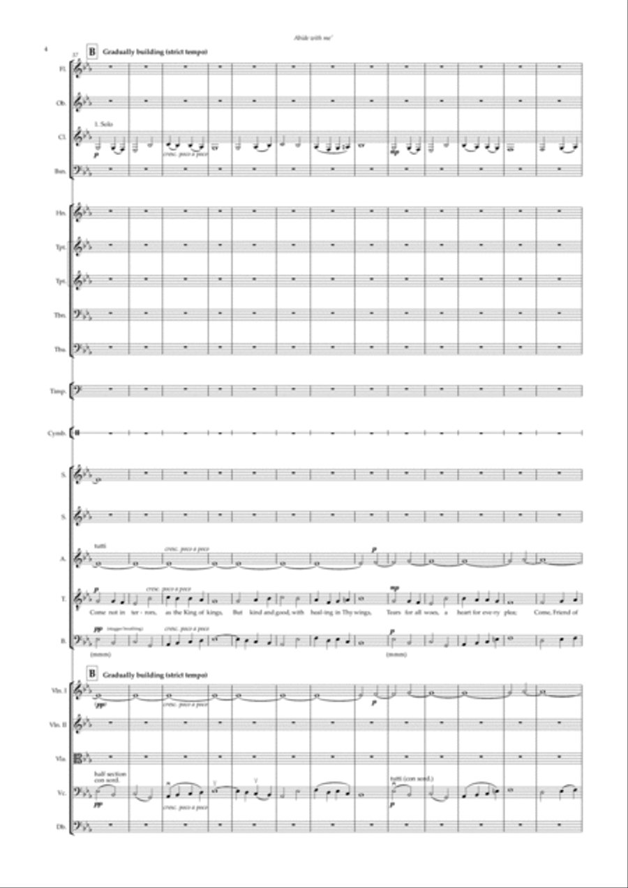 Abide With Me (Choir & Orchestra) Choir scores gallery preview page 4