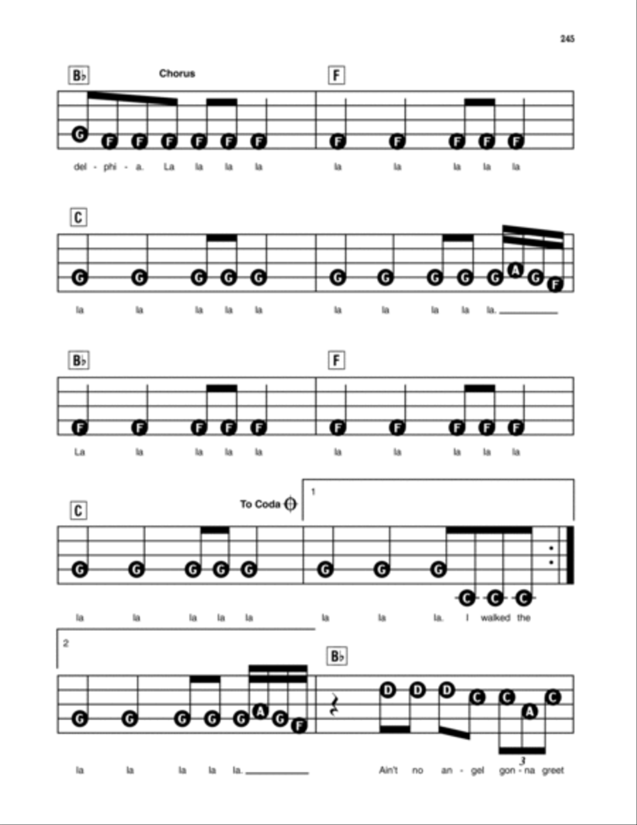 Streets Of Philadelphia Electronic Keyboard scores gallery preview page 2