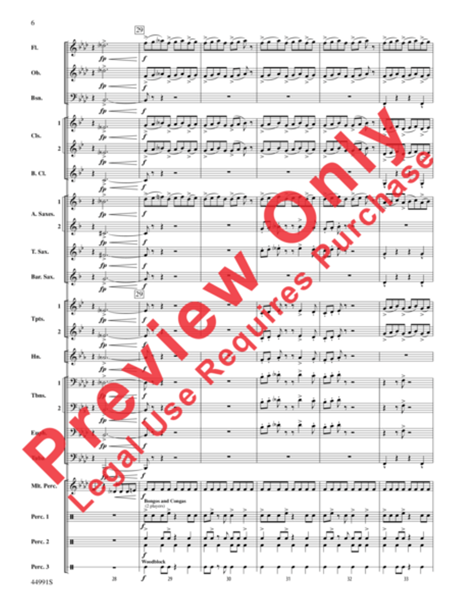 Amazonia Concert Band scores gallery preview page 7