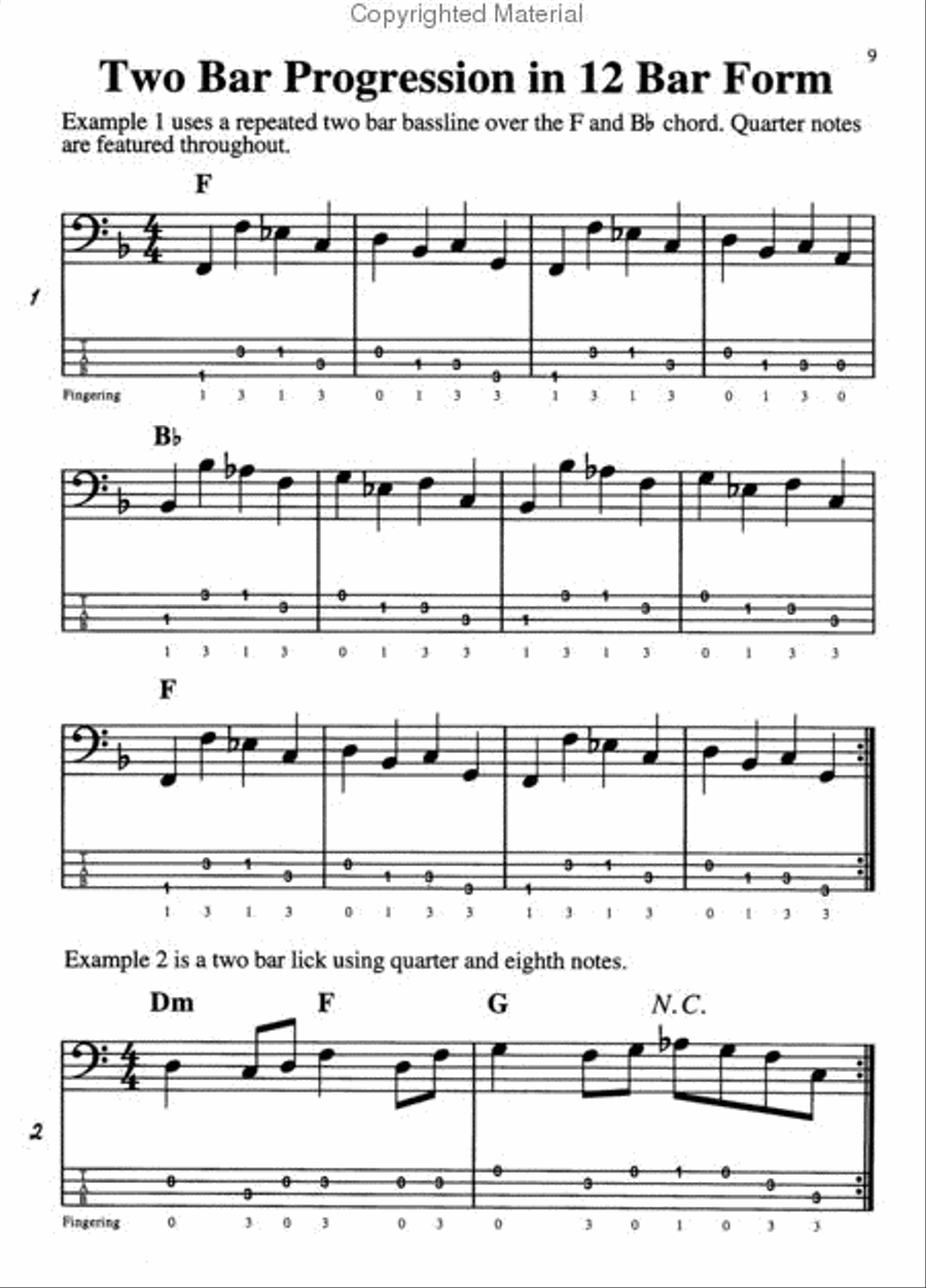 Progressive Blues Bass Licks (Book/CD) Bass Guitar scores gallery preview page 4