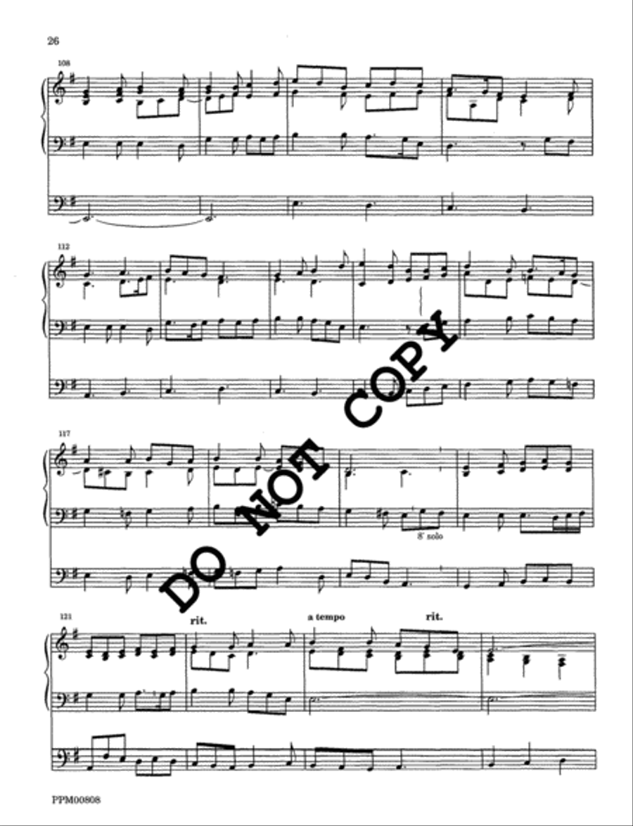 I Sing the Almighty Power of God: Organ Voluntaries on the Hymn Tunes of Ralph Vaughan Williams Volume I Organ scores gallery preview page 27