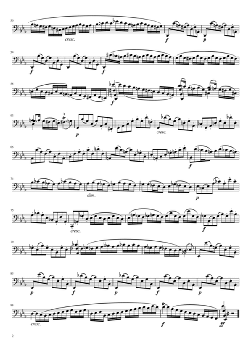 Bach - 6 Cello Suite No.4 in E-flat major, BWV 1010 - For Solo Original Complete image number null