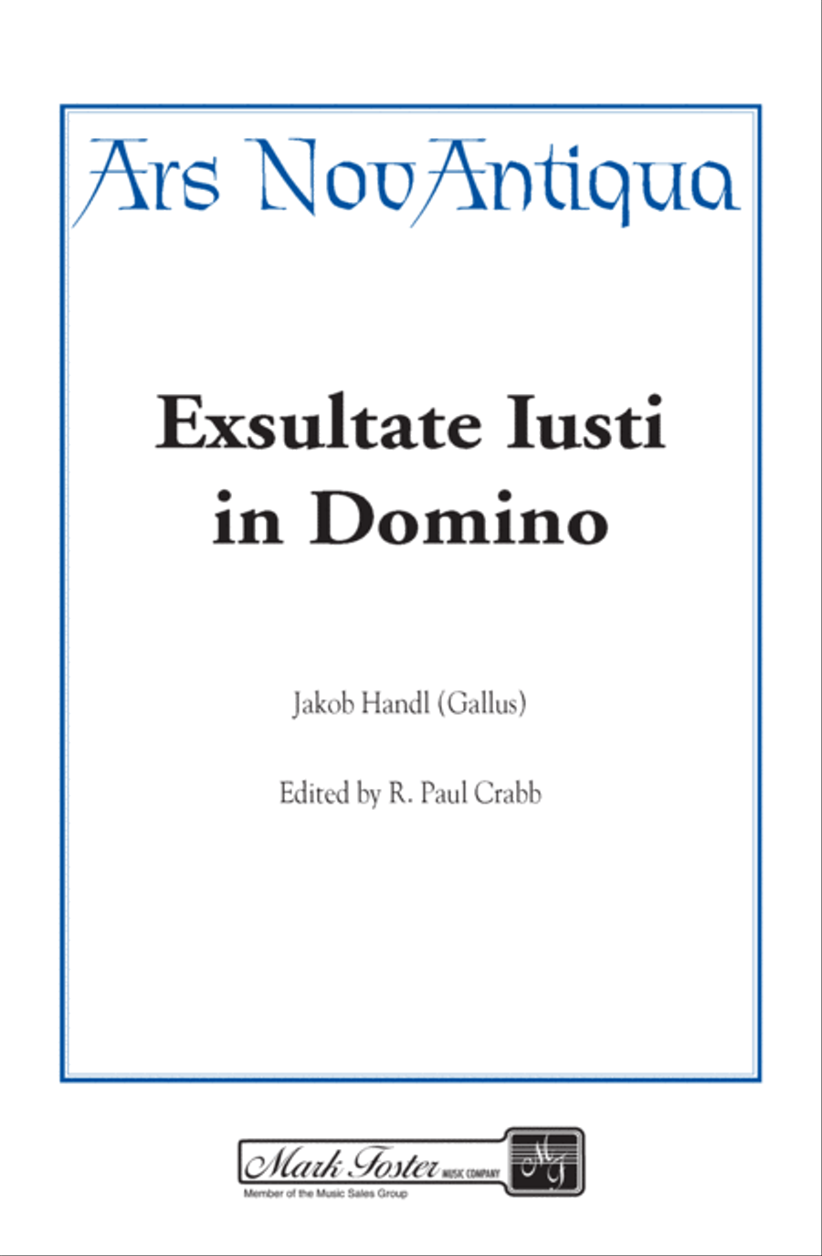 Exsultate Justi in Domino Divisi scores gallery preview page 1
