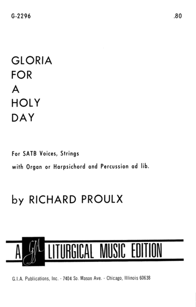 Gloria for a Holy Day image number null