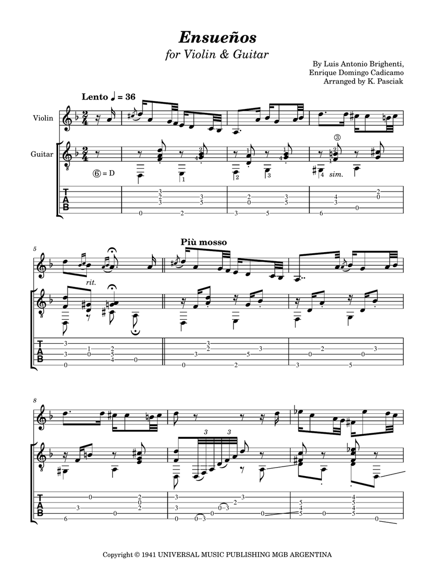 Ensuenos String Duet scores gallery preview page 3