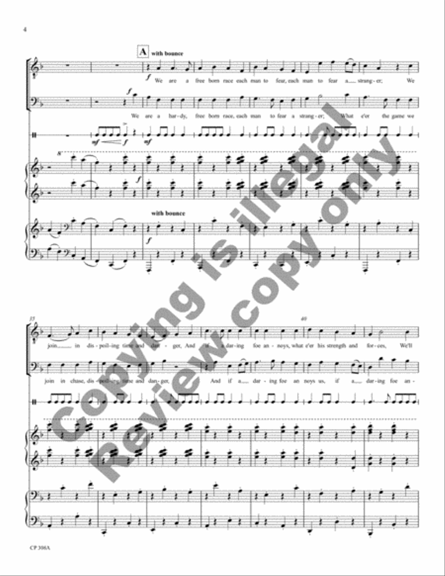 American Folk Song Suite (Full Score) Choir scores gallery preview page 21