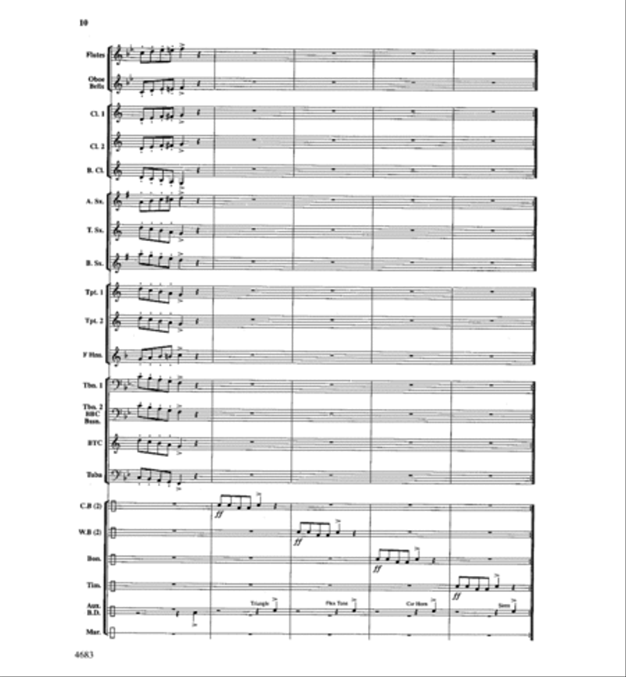 When the Koalas Do the Conga With the Kangaroos Concert Band scores gallery preview page 9