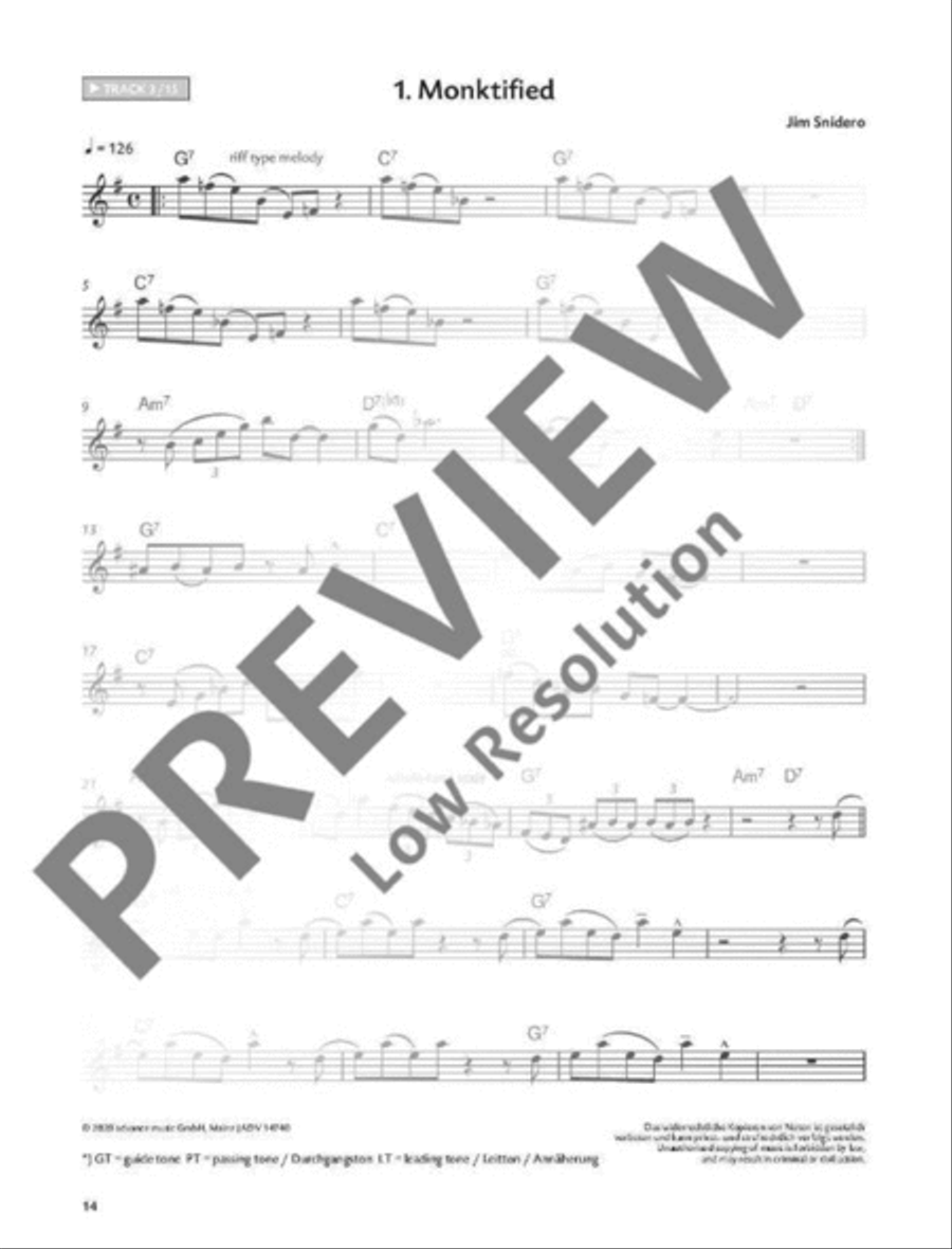 The Essence of Bebop Alto Saxophone Alto Saxophone scores gallery preview page 9