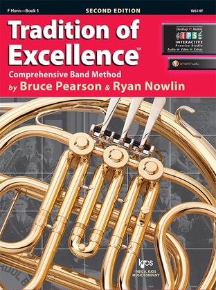 Book cover for Tradition of Excellence Book 1 - F Horn