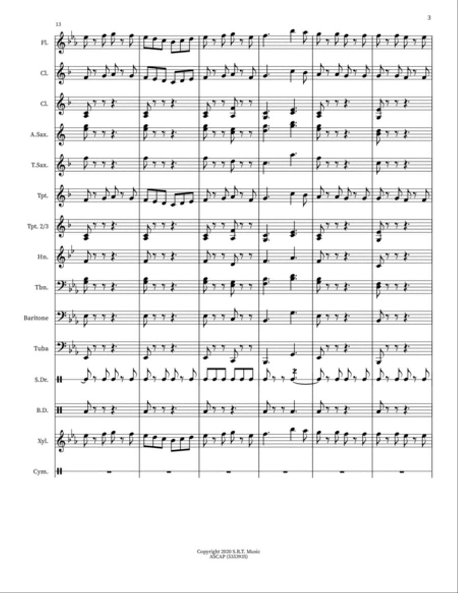 Horizons March Concert Band scores gallery preview page 3